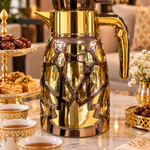 Luxury Arabic Tea & Coffee Thermos Flask – Geometric Design