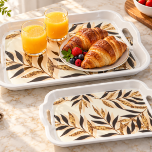 2-piece-melamine-tray-set-black-gold-leaf.webp