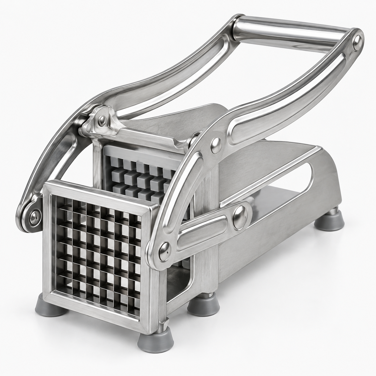 Manual Potato Chipper – French Fries Cutter Machine with Handle - Image 2