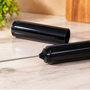 Premium Handheld Electric Milk Frother – Mini Coffee Beater & Egg Whisk with Black Handle